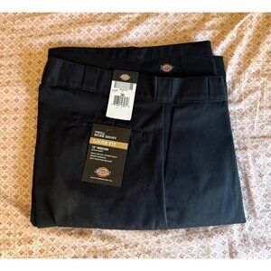 Dickies Twill Work Shorts Loose Fit 13" Inseam Size 36 (Black)- NEW